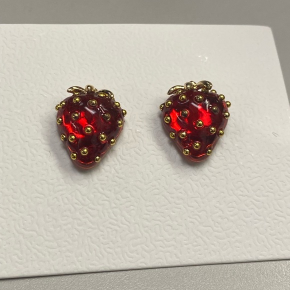 🍓Kate Spade Strawberry earrings - Picture 6 of 7